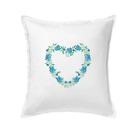 Modré tulipánové srdiečko (Pecka design)