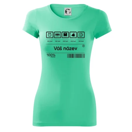 Čárový kód - Vlastní text