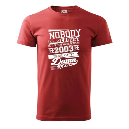 Nobody is perfect - 2003