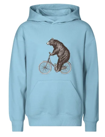 Medveď na bicykli