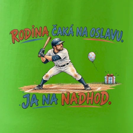 Rodina čaká na oslavu ja na nadhod