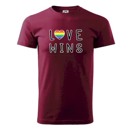 Love wins nápis