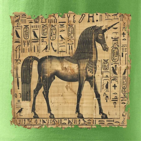 Egyptské hieroglyfy jednorožec