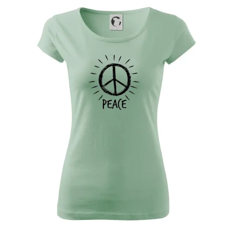 Peace symbol čiernobiely