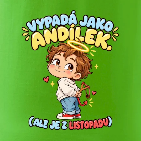 Vyzerá ako anjelik, ale je z novembra s prakom