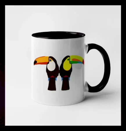 Dva barevní tukani (Moňas)