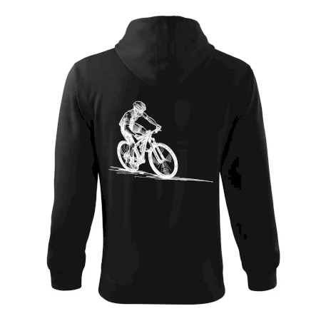 MTB kreslený cyklista