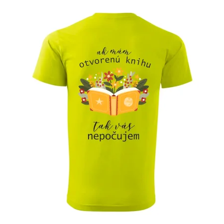 Ak mám otvorenú knihu, tak vás nepočujem