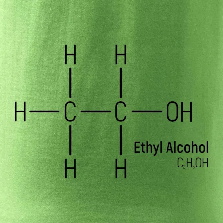 Molekulárna štruktúra Etanol