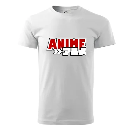Anime nápis červený