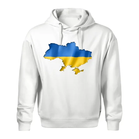 Ukrajina vlajka mapa