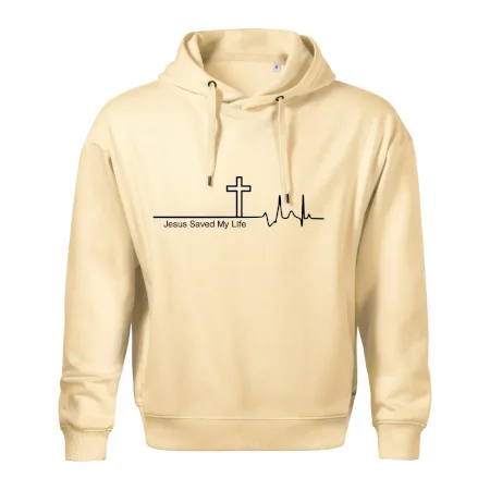 Jesus Saved My Life kríž ekg