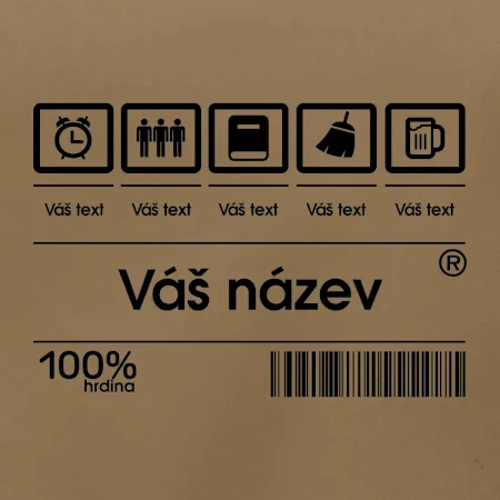 Čárový kód - Vlastní text