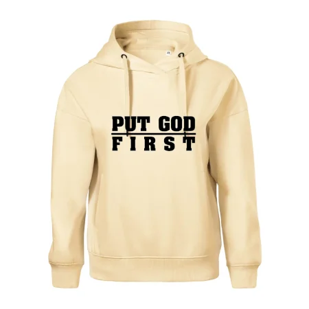Put God first hrubý nápis