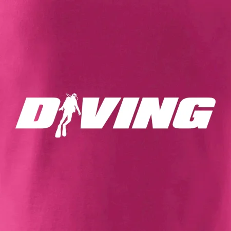 Diving nápis potápač