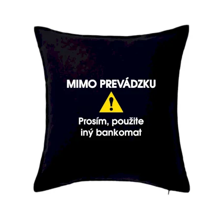 Mimo prevádzku prosím, použite iný bankomat