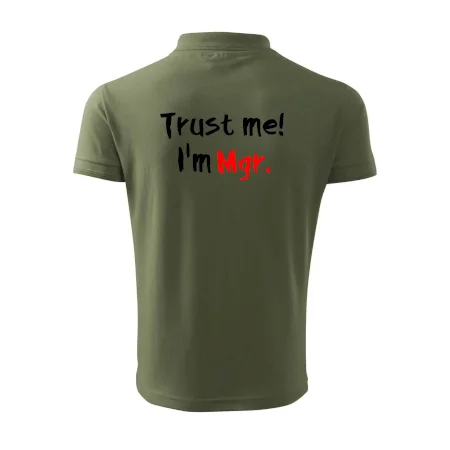 Trust me I´m  Mgr. / Ver mi som Magister.