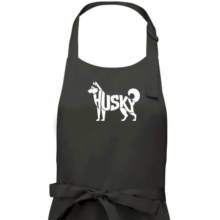 Husky nápis v tele