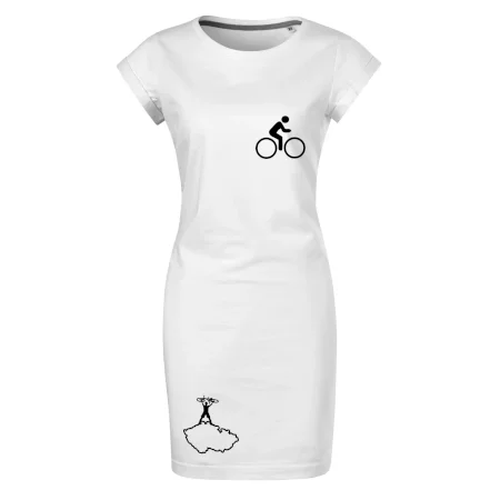 Mapa ČR + kolo na prsu