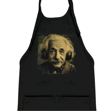 Albert Einstein so slúchadlami