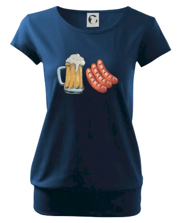 Pivo a klobása