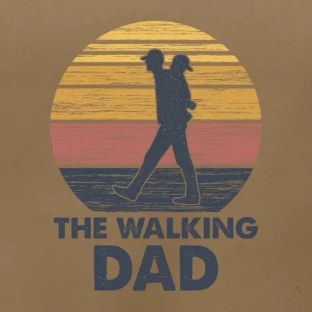 The walking dad - tata s dítětem na zádech