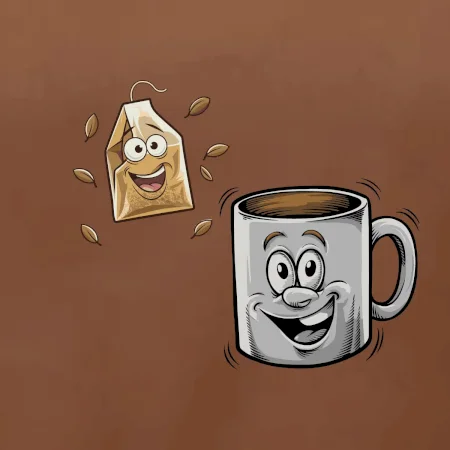 Parové tričko - Hrnček a čaj