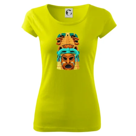 Mayová maska s pyramídou