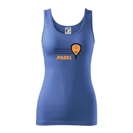 Padel - oranžová raketa