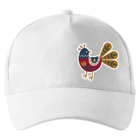 Folklór na prsníku sliepky