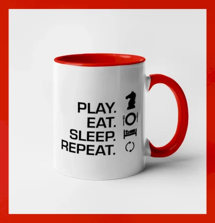 Eat sleep play - šach