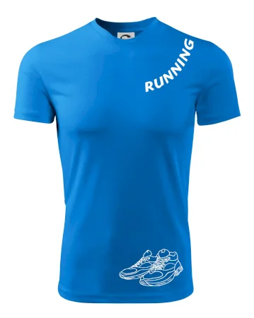 Running nápis šikmo