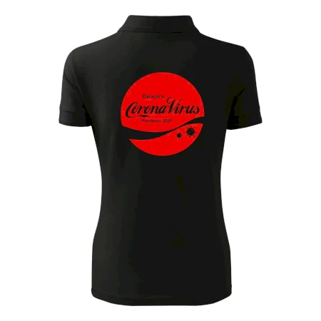 Corona virus pandemic logo