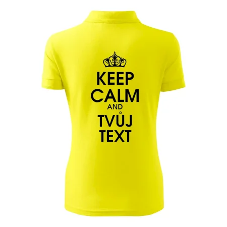 Keep calm - váš text