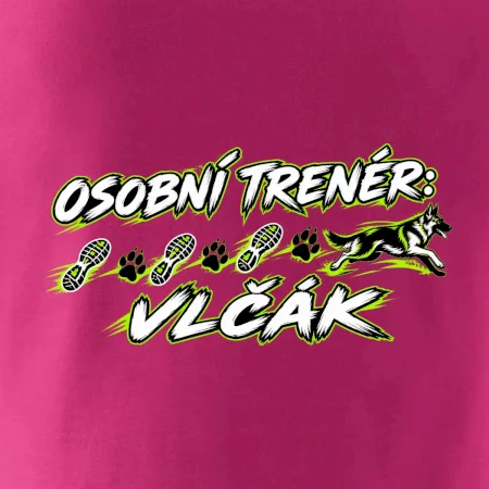 Osobní trenér vlčák - běžecký motiv
