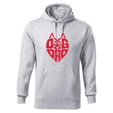 Dog dad nápis v hlavě