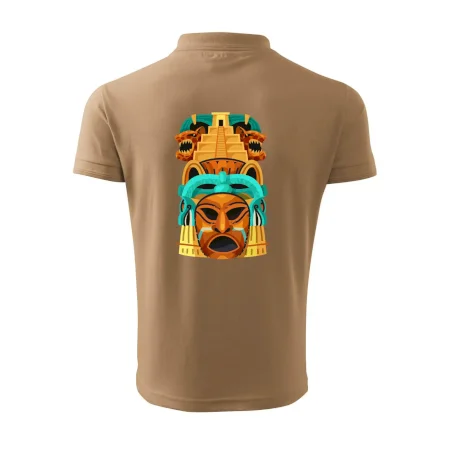 Mayová maska s pyramídou