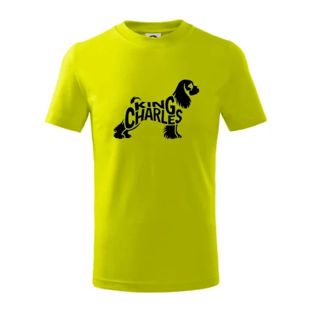 Kavalier king Charles španiel nápis v tele