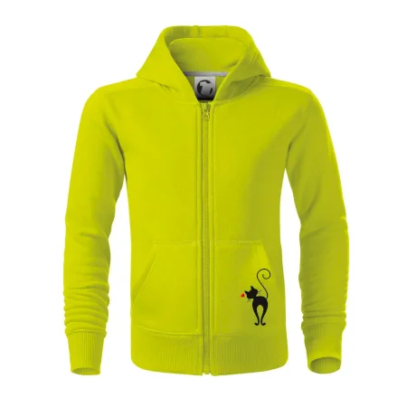 Zamilovaná mačka zozadu