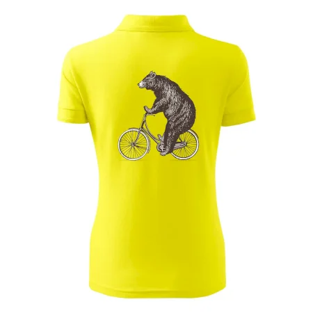 Medveď na bicykli