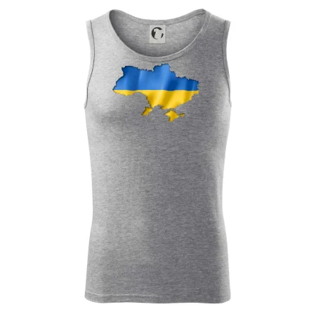 Ukrajina vlajka mapa