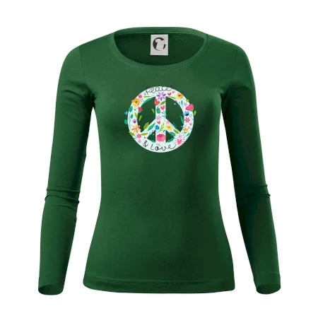 Peace and love symbol