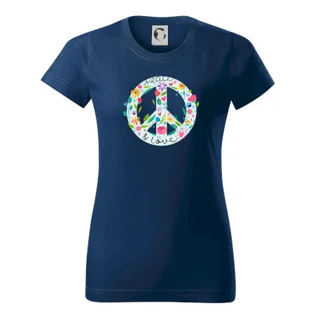 Peace and love symbol