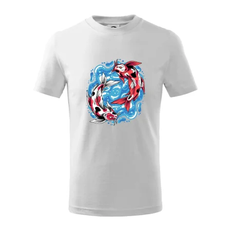 Yin & Yang Koi kapor - červený