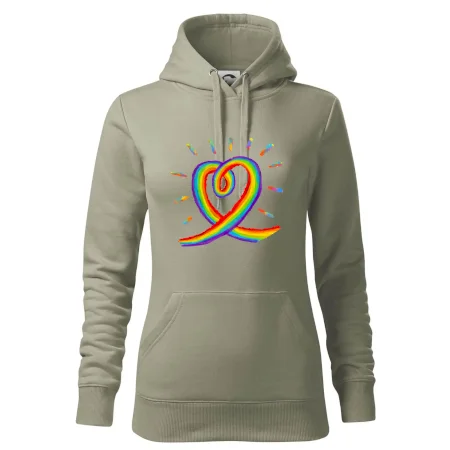 Srdce pride dúha kreslená