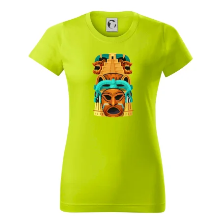 Mayová maska s pyramídou