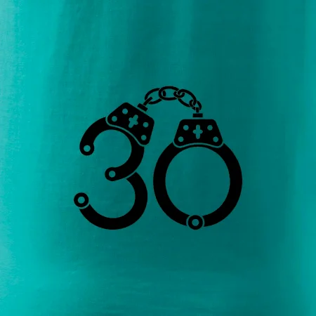 Narodeninové tričko pre policajta - putá 30