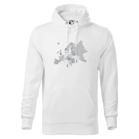 Mapa Európy - srdce v Ukrajine