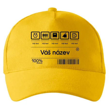 Čárový kód - Vlastní text