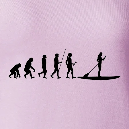 Evoluce paddleboard žena